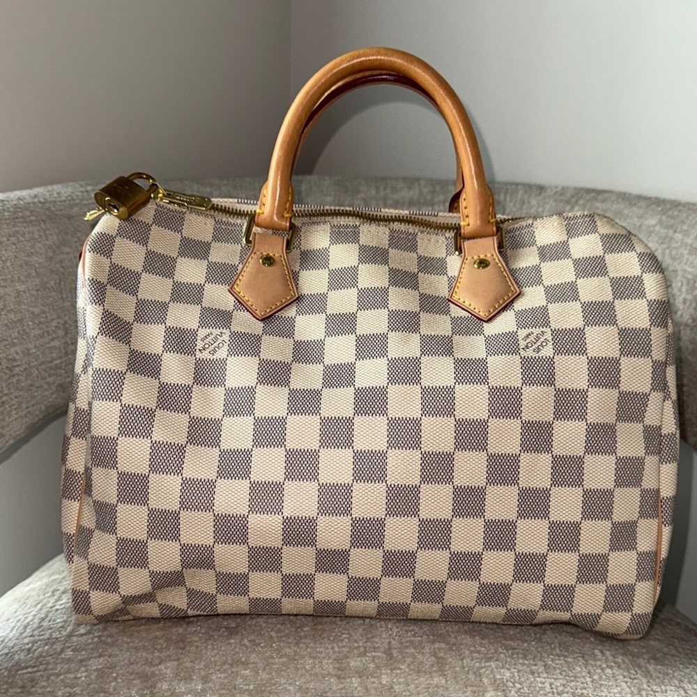 Checkered Designer Handbag